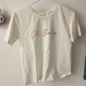 princess polly “oh baby” tee 🦋